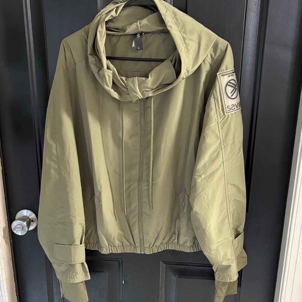 NWT Salvage Khaki Utility Jacket for Women size large